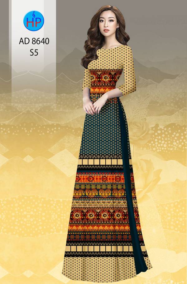 Vải Áo Dài Hoa Văn Độc Đáo AD 8640 41 Vải Áo Dài Hoa Văn Độc Đáo AD 8640