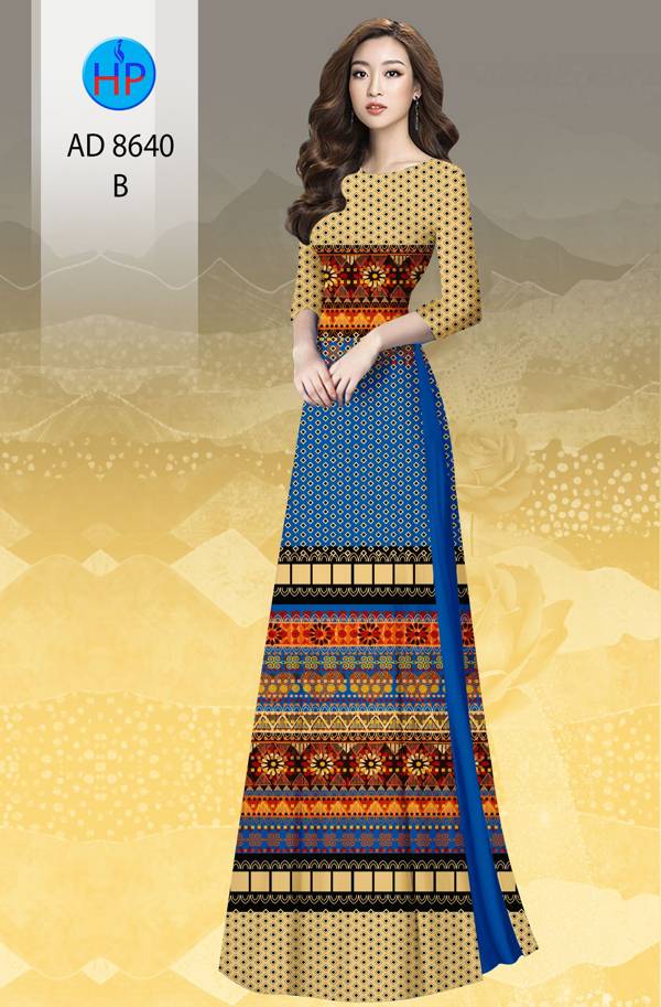 Vải Áo Dài Hoa Văn Độc Đáo AD 8640 40 Vải Áo Dài Hoa Văn Độc Đáo AD 8640