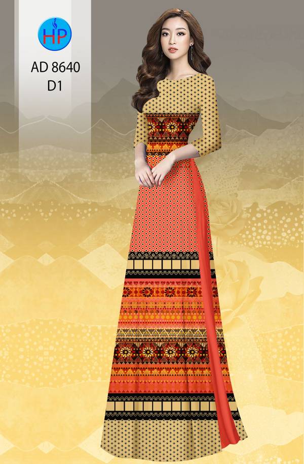 Vải Áo Dài Hoa Văn Độc Đáo AD 8640 42 Vải Áo Dài Hoa Văn Độc Đáo AD 8640