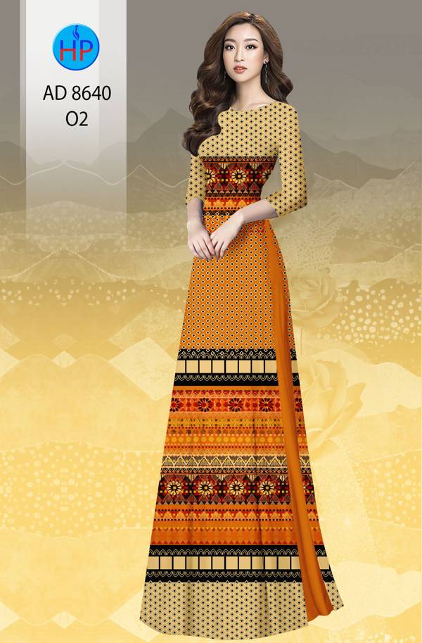 Vải Áo Dài Hoa Văn Độc Đáo AD 8640 48 Vải Áo Dài Hoa Văn Độc Đáo AD 8640