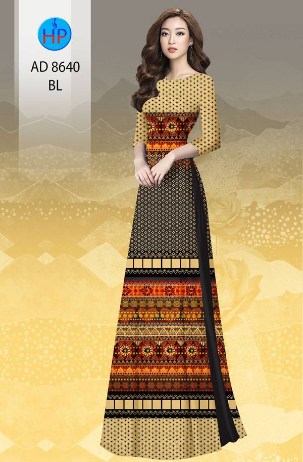 Vải Áo Dài Hoa Văn Độc Đáo AD 8640 49 Vải Áo Dài Hoa Văn Độc Đáo AD 8640