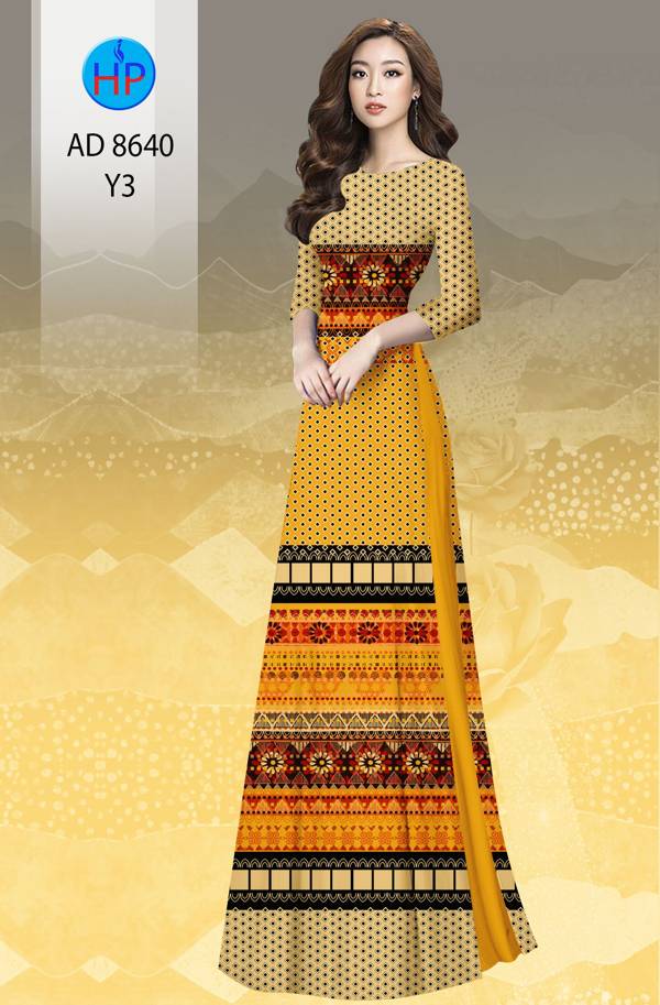 Vải Áo Dài Hoa Văn Độc Đáo AD 8640 51 Vải Áo Dài Hoa Văn Độc Đáo AD 8640