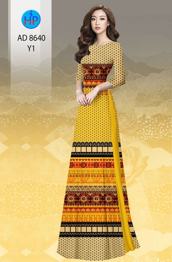 Vải Áo Dài Hoa Văn Độc Đáo AD 8640 52 Vải Áo Dài Hoa Văn Độc Đáo AD 8640