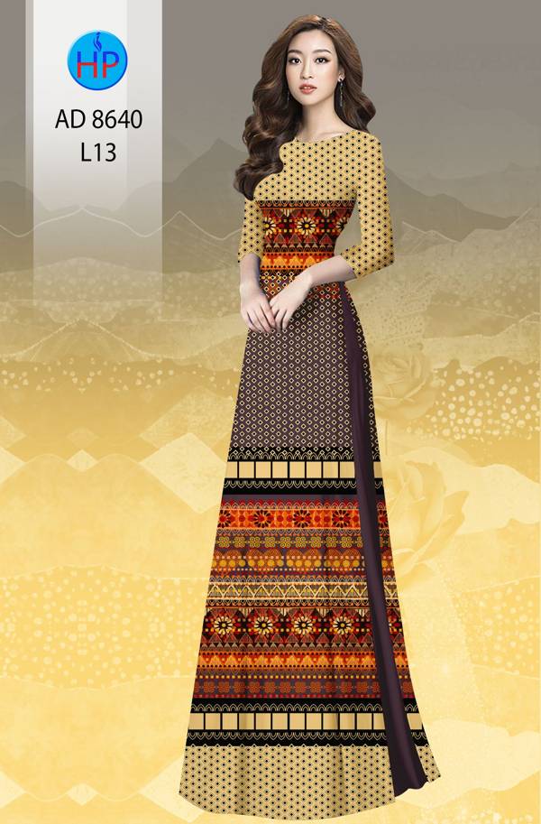 Vải Áo Dài Hoa Văn Độc Đáo AD 8640 50 Vải Áo Dài Hoa Văn Độc Đáo AD 8640