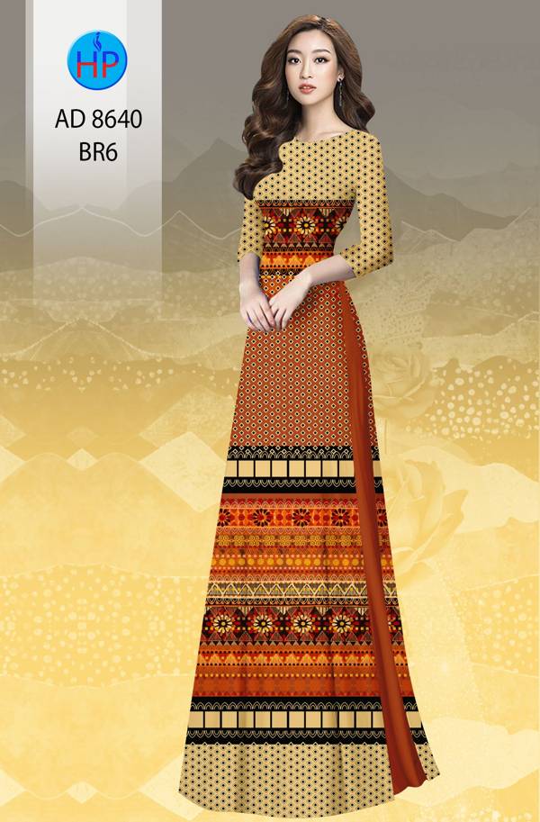 Vải Áo Dài Hoa Văn Độc Đáo AD 8640 54 Vải Áo Dài Hoa Văn Độc Đáo AD 8640