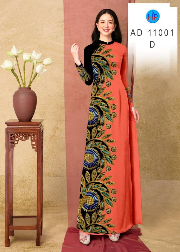 Vải Áo Dài Hoa Văn Kiểu Mới AD 11001 39 Vải Áo Dài Hoa Văn Kiểu Mới AD 11001