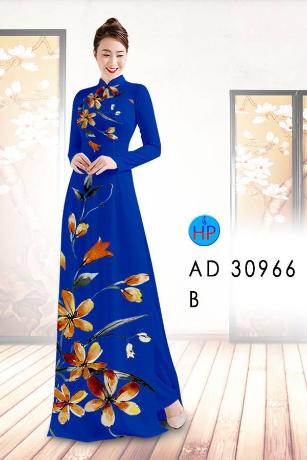 Vải Áo Dài Hoa In 3D Vừa Ra AD 30966 47 Vải Áo Dài Hoa In 3D Vừa Ra  AD 30966