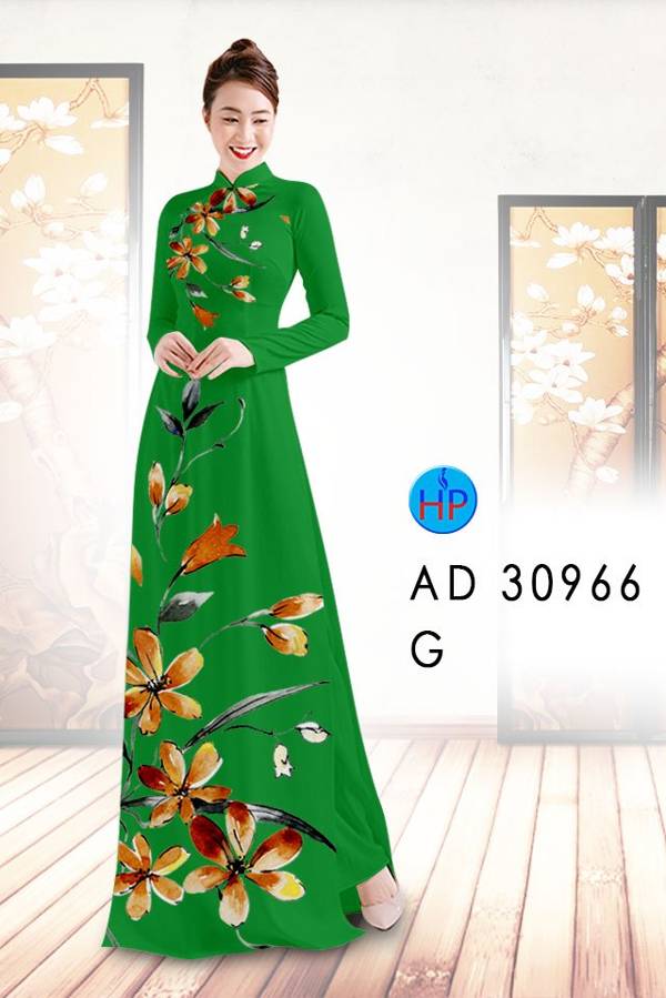 Vải Áo Dài Hoa In 3D Vừa Ra AD 30966 48 Vải Áo Dài Hoa In 3D Vừa Ra  AD 30966