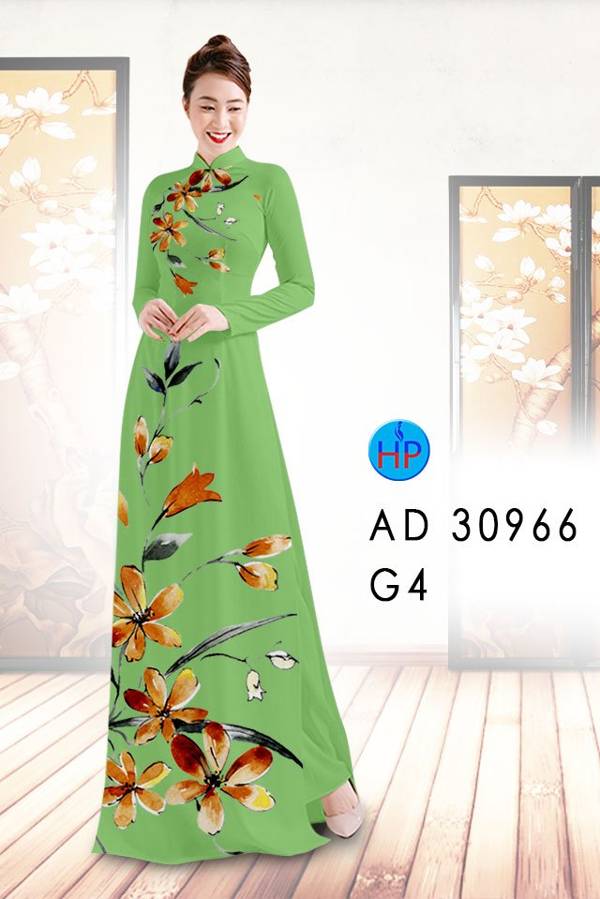 Vải Áo Dài Hoa In 3D Vừa Ra AD 30966 49 Vải Áo Dài Hoa In 3D Vừa Ra  AD 30966