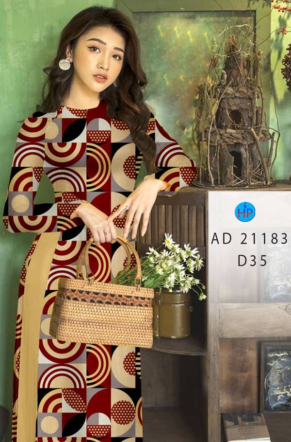 Vải Áo Dài Hoa Văn Vừa Ra AD 21183 38 Vải Áo Dài Hoa Văn Vừa Ra  AD 21183