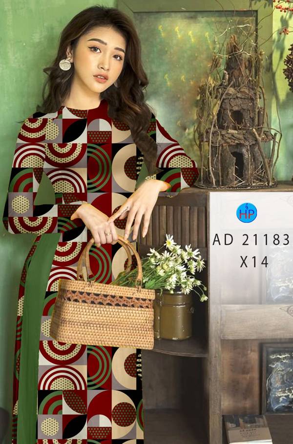 Vải Áo Dài Hoa Văn Vừa Ra AD 21183 41 Vải Áo Dài Hoa Văn Vừa Ra  AD 21183