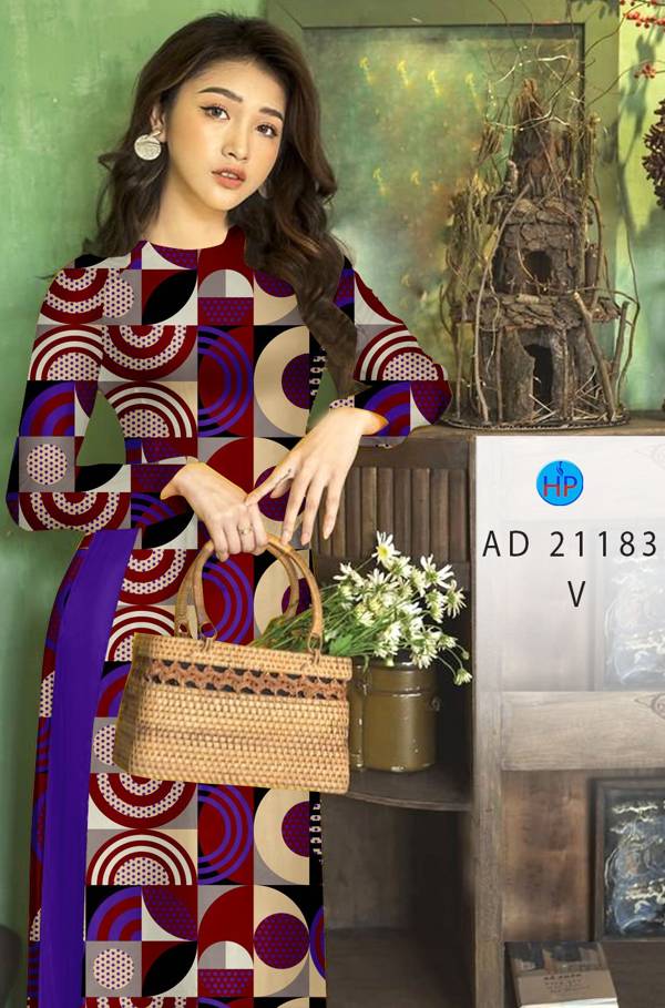 Vải Áo Dài Hoa Văn Vừa Ra AD 21183 45 Vải Áo Dài Hoa Văn Vừa Ra  AD 21183