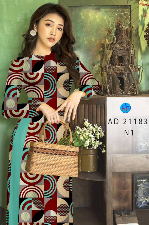 Vải Áo Dài Hoa Văn Vừa Ra AD 21183 47 Vải Áo Dài Hoa Văn Vừa Ra  AD 21183