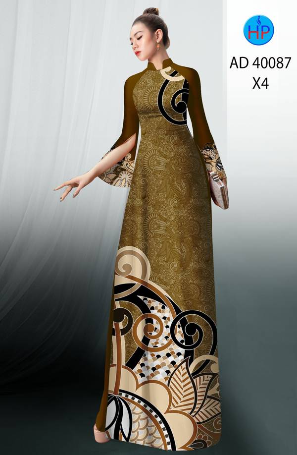 Vải Áo Dài Hoa Văn Thiết Kế 2021 AD 40087 43 Vải Áo Dài Hoa Văn Thiết Kế 2021 AD 40087