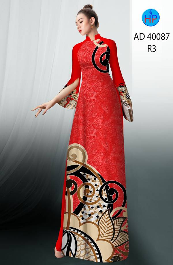 Vải Áo Dài Hoa Văn Thiết Kế 2021 AD 40087 46 Vải Áo Dài Hoa Văn Thiết Kế 2021 AD 40087