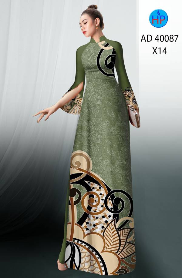 Vải Áo Dài Hoa Văn Thiết Kế 2021 AD 40087 44 Vải Áo Dài Hoa Văn Thiết Kế 2021 AD 40087