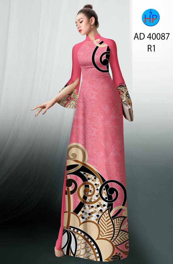 Vải Áo Dài Hoa Văn Thiết Kế 2021 AD 40087 48 Vải Áo Dài Hoa Văn Thiết Kế 2021 AD 40087