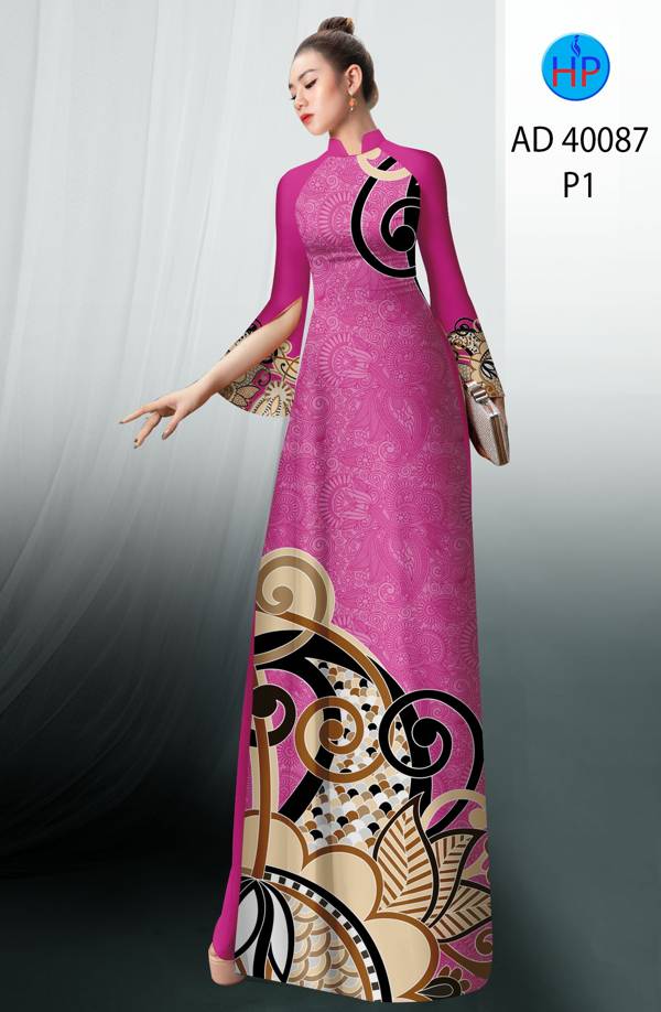 Vải Áo Dài Hoa Văn Thiết Kế 2021 AD 40087 47 Vải Áo Dài Hoa Văn Thiết Kế 2021 AD 40087