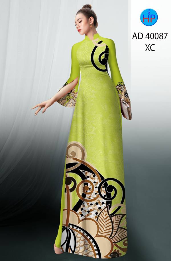 Vải Áo Dài Hoa Văn Thiết Kế 2021 AD 40087 52 Vải Áo Dài Hoa Văn Thiết Kế 2021 AD 40087