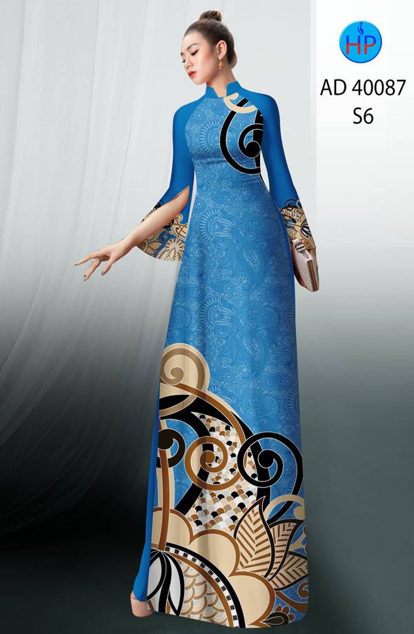 Vải Áo Dài Hoa Văn Thiết Kế 2021 AD 40087 53 Vải Áo Dài Hoa Văn Thiết Kế 2021 AD 40087