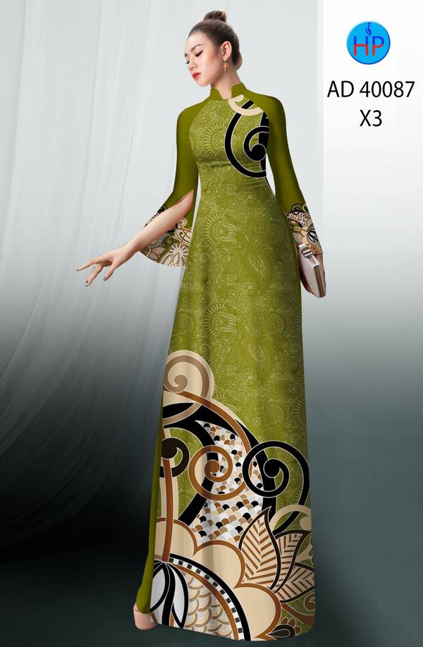 Vải Áo Dài Hoa Văn Thiết Kế 2021 AD 40087 54 Vải Áo Dài Hoa Văn Thiết Kế 2021 AD 40087