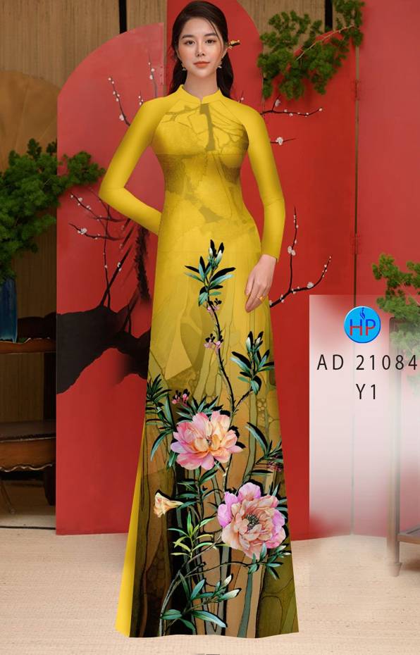 Vải Áo Dài Hoa Sen Mới Ra AD 21084 37 Vải Áo Dài Hoa Sen Mới Ra AD 21084