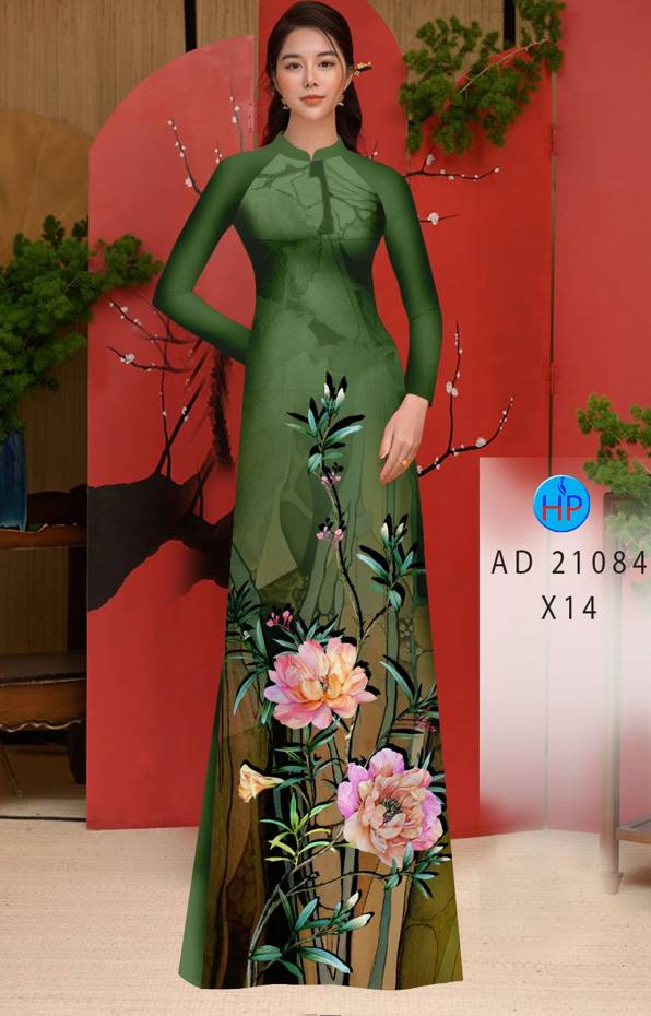 Vải Áo Dài Hoa Sen Mới Ra AD 21084 45 Vải Áo Dài Hoa Sen Mới Ra AD 21084