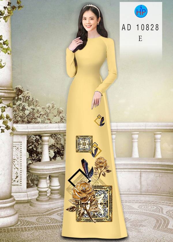 Vải Áo Dài Hoa Hồng Mới Ra AD 10828 39 Vải Áo Dài Hoa Hồng Mới Ra AD 10828