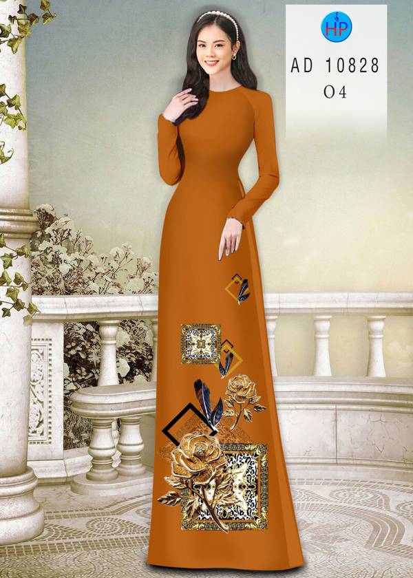 Vải Áo Dài Hoa Hồng Mới Ra AD 10828 42 Vải Áo Dài Hoa Hồng Mới Ra AD 10828