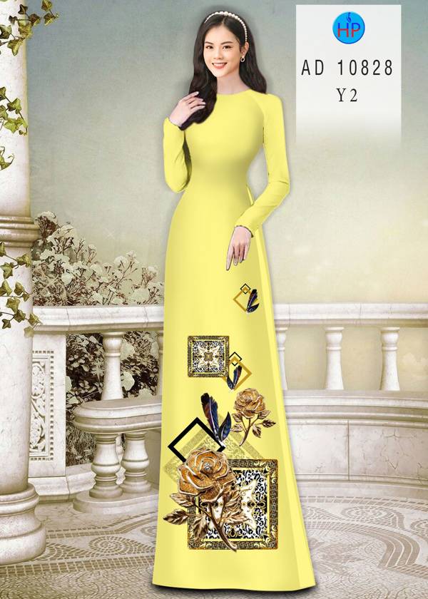 Vải Áo Dài Hoa Hồng Mới Ra AD 10828 48 Vải Áo Dài Hoa Hồng Mới Ra AD 10828