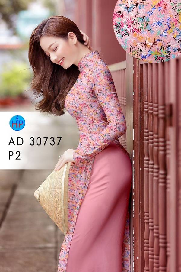 Vải Áo Dài Hoa Nhí Độc Đáo AD 30737