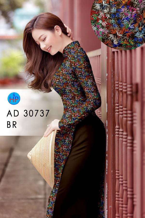 Vải Áo Dài Hoa Nhí Độc Đáo AD 30737