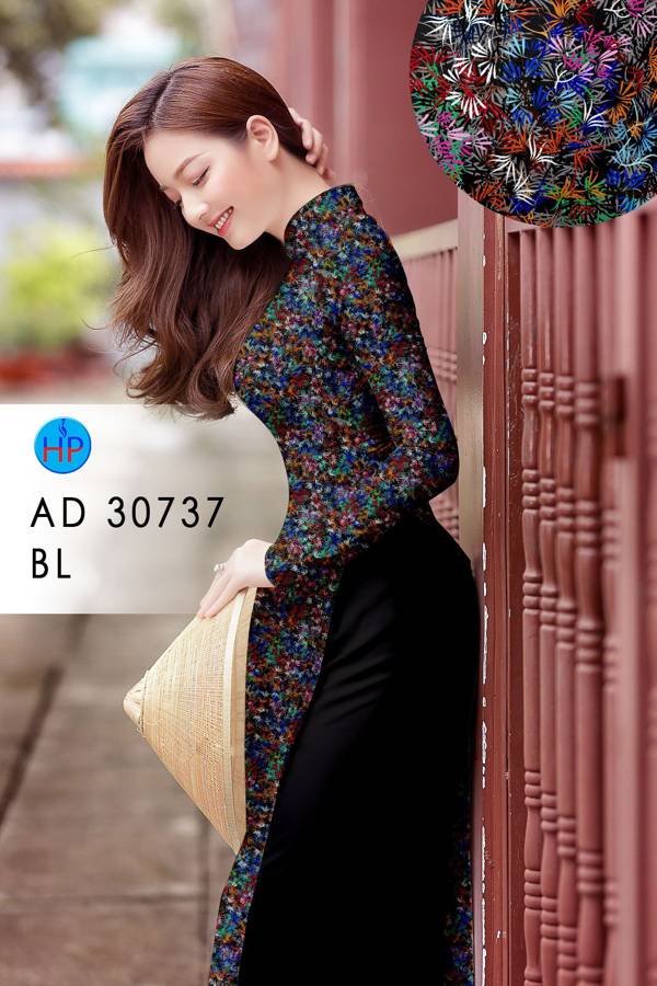 Vải Áo Dài Hoa Nhí Độc Đáo AD 30737