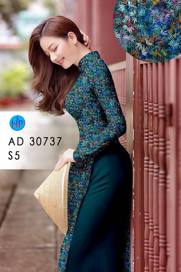 Vải Áo Dài Hoa Nhí Độc Đáo AD 30737