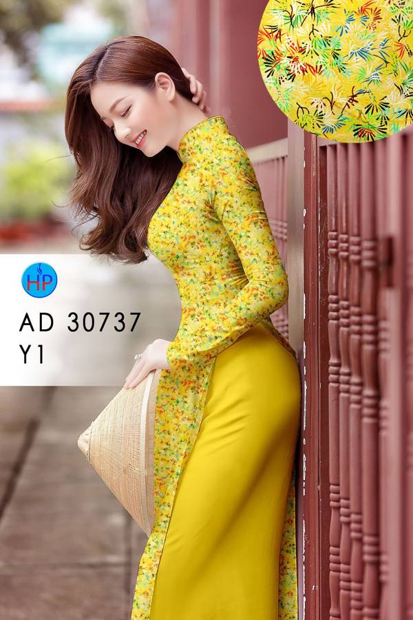 Vải Áo Dài Hoa Nhí Độc Đáo AD 30737