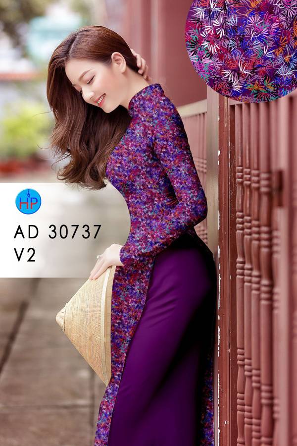 Vải Áo Dài Hoa Nhí Độc Đáo AD 30737