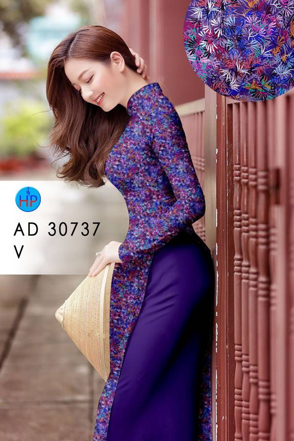 Vải Áo Dài Hoa Nhí Độc Đáo AD 30737