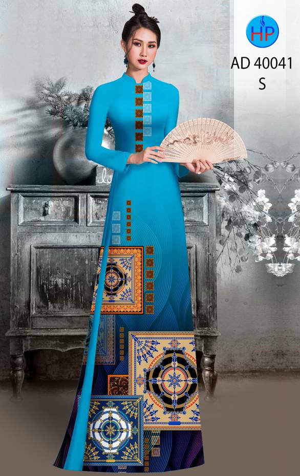 Vải Áo Dài Hoa Văn Kiểu Mới AD 40041 43 Vải Áo Dài Hoa Văn Kiểu Mới AD 40041