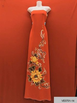 Vải Áo Dài Thái Tuấn Vẽ Tay Hoa Hướng Dương Độc Đáo AD VE0701_16 7 1626495521 429 Vai Ao Dai Thai Tuan Ve Tay Hoa Huong Duong
