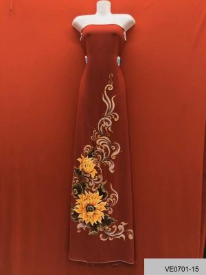 Vải Áo Dài Thái Tuấn Vẽ Tay Hoa Hướng Dương Độc Đáo AD VE0701_16 8 1626495521 697 Vai Ao Dai Thai Tuan Ve Tay Hoa Huong Duong
