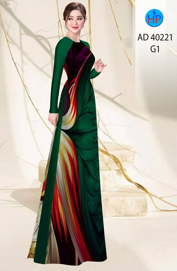 Vải Áo Dài Hoa Văn Độc Đáo AD 40221 38 Vải Áo Dài Hoa Văn Độc Đáo AD 40221