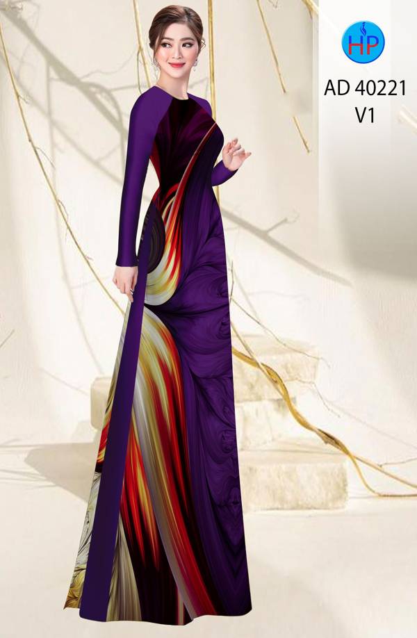 Vải Áo Dài Hoa Văn Độc Đáo AD 40221 44 Vải Áo Dài Hoa Văn Độc Đáo AD 40221