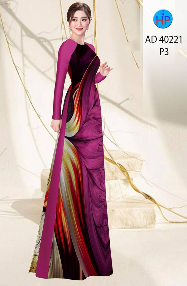 Vải Áo Dài Hoa Văn Độc Đáo AD 40221 43 Vải Áo Dài Hoa Văn Độc Đáo AD 40221