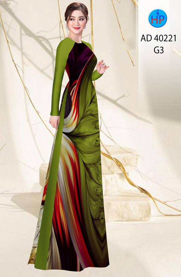 Vải Áo Dài Hoa Văn Độc Đáo AD 40221 49 Vải Áo Dài Hoa Văn Độc Đáo AD 40221