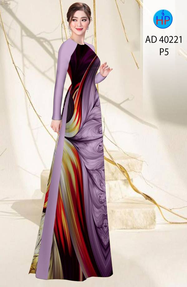 Vải Áo Dài Hoa Văn Độc Đáo AD 40221 48 Vải Áo Dài Hoa Văn Độc Đáo AD 40221