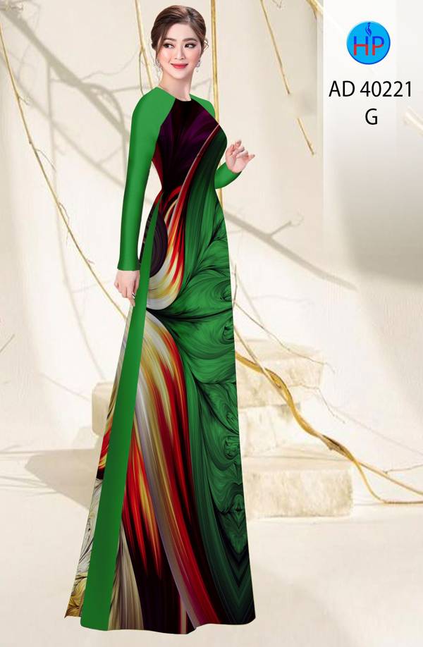 Vải Áo Dài Hoa Văn Độc Đáo AD 40221 50 Vải Áo Dài Hoa Văn Độc Đáo AD 40221