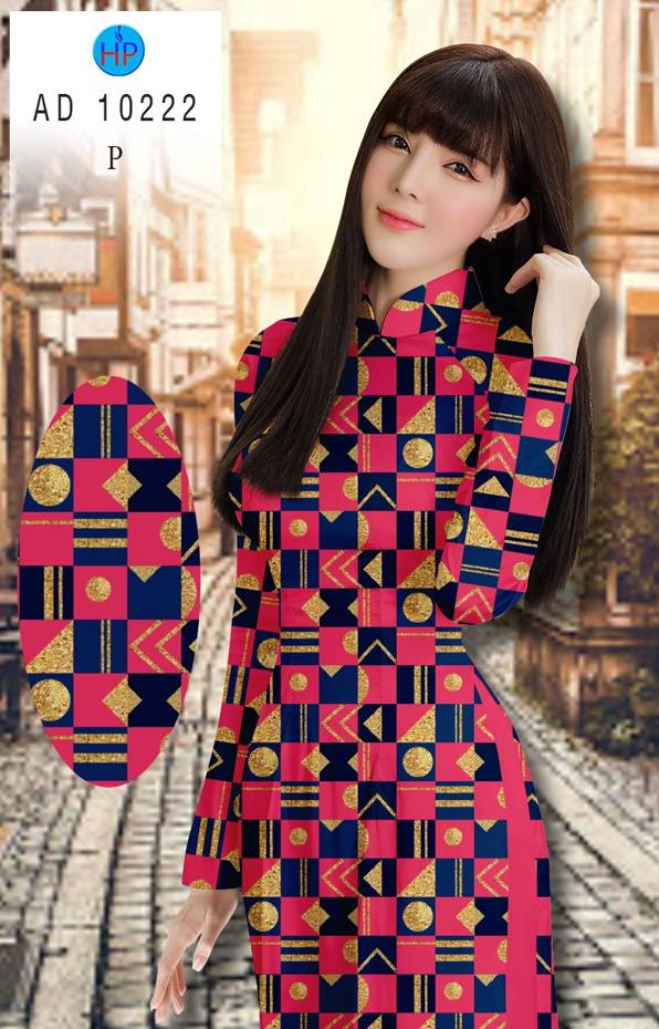 Vải Áo Dài Hoa Văn Mới Ra AD 10222 41 Vải Áo Dài Hoa Văn Mới Ra AD 10222