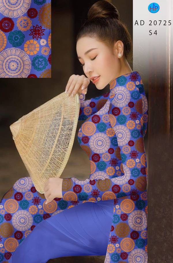 Vải Áo Dài Hoa Văn Kiểu Mới AD 20725 38 Vải Áo Dài Hoa Văn Kiểu Mới AD 20725