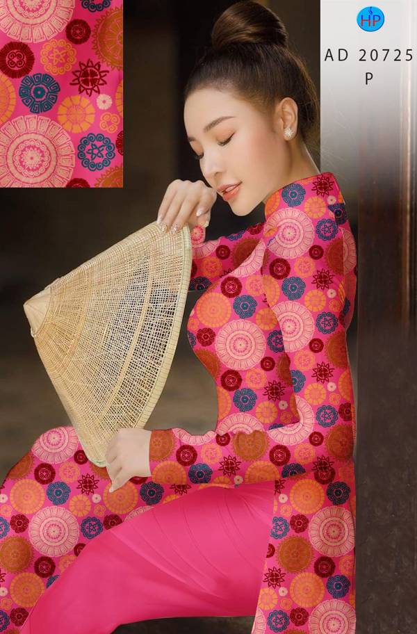 Vải Áo Dài Hoa Văn Kiểu Mới AD 20725 39 Vải Áo Dài Hoa Văn Kiểu Mới AD 20725