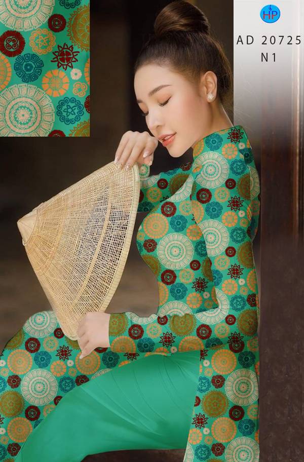 Vải Áo Dài Hoa Văn Kiểu Mới AD 20725 49 Vải Áo Dài Hoa Văn Kiểu Mới AD 20725